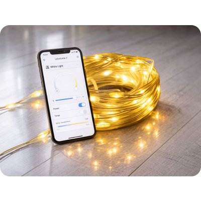 Eco Light Smart LED dekorační řetěz 30m, 3.1W, 3000K, IP65 [ML61611] – Hledejceny.cz