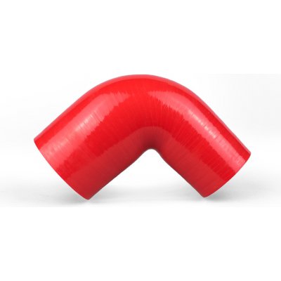 Silikonové redukční koleno 90 stupňů červené, s vnitřním průměrem 63 > 57 mm – Hledejceny.cz
