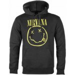 ROCK OFF Nirvana Yellow Smiley černá – Zboží Dáma