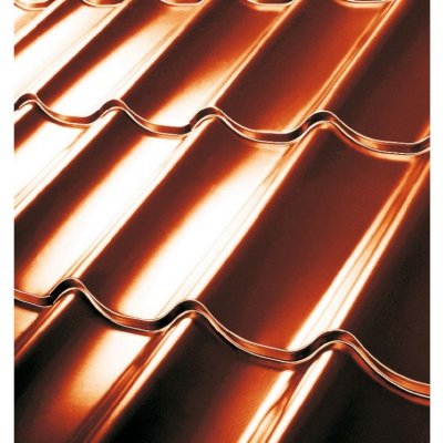 Satjam Roof Classic 0,5 mm PE25 červenohnědá 1 m² – Zboží Mobilmania