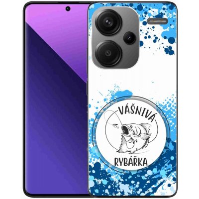 mmCase na Xiaomi Redmi Note 13 Pro+ 5G - vášnivá rybářka bílé pozadí – Zboží Živě