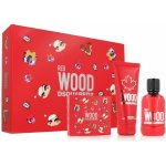 Dsquared2 Red Wood EDT 100 ml + sprchový gel 100 ml + peněženka dárková sada – Hledejceny.cz