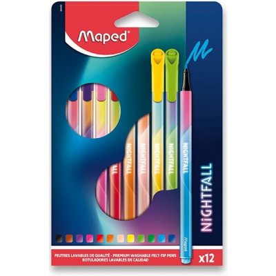 Maped Color'Peps Deco Nightfall 12 barev 844400 – Sleviste.cz