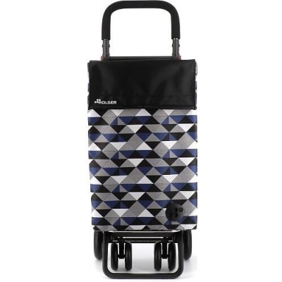 Rolser Classic Sahara Tour 4x4 nákupní taška na kolečkách s nastavitelnou rukojetí modrá – Zboží Mobilmania
