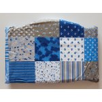 Jitro molitanový sedák červená patchwork – Zboží Dáma