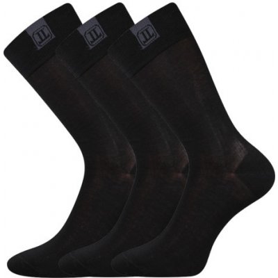 Lonka DESTYLE luxusní ponožky z mercerované bavlny černá – Zboží Mobilmania