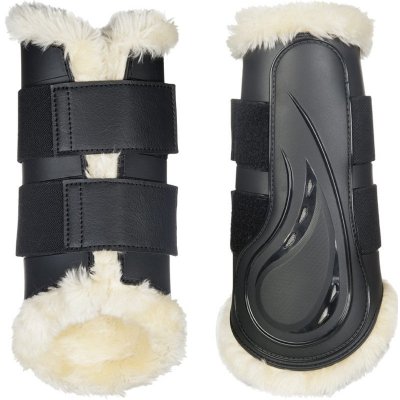 HKM Kamaše Comfort se syntetickým beránkem černá/přírodní – Zboží Dáma