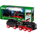 Brio Vláčkodráha World 33884 Parní lokomotiva s vodní nádrží na baterie – Zboží Mobilmania