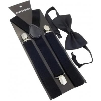 Gaira motýlek s kšandami 7513 černá – Zboží Mobilmania