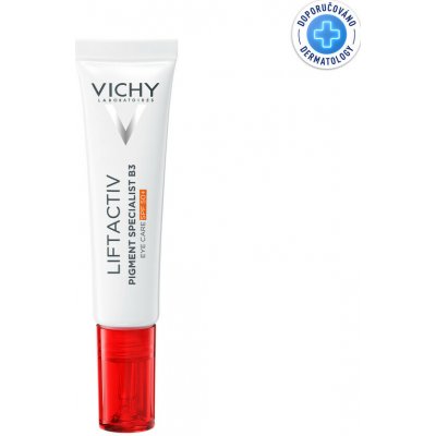 Vichy Liftactiv Pigment Specialist B3 oční krém proti kruhům pod očima SPF 50+ 15 ml – Hledejceny.cz