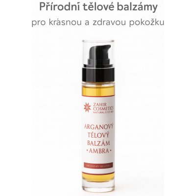 Zahir Arganový tělový balzám Ambra 50 ml – Zboží Dáma