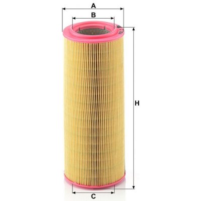 MANN-FILTER Vzduchový filtr MANN C12104 (MF C12104) – Hledejceny.cz