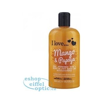I Love Bubble Bath & Shower Crème Mango Papaya sprchový krém 500 ml