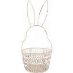 Bílý drátěný dekorační košík králík Bunny S Ø 12*27 cm – Hledejceny.cz