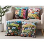 Xpose VESNICE digitální tisk 4 ks Bavlna 43 x 43 cm – Zboží Dáma