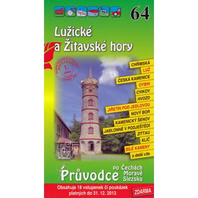 Lužické a Žitavské hory 64. - Průvodce po Č,M,S + volné vstupenky a poukázky – Hledejceny.cz