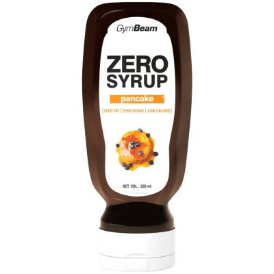 GymBeam Zero Syrup 320 ml pancake – Zboží Mobilmania