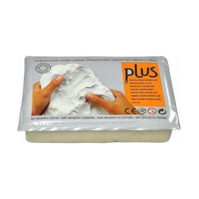 Keramická hmota Plus bez výpalu 1,5 kg bílá – HobbyKompas.cz