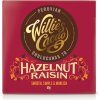 Čokoláda Willie's Cacao čokoláda Peruvian hořká s lískovými oříšky a rozinkami 70 % 50 g