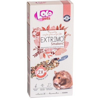 LOLO pets EXTRIMO SMAKERS Tyčinka Křeček 2 x 100 g