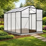 BestBerg BBGH-806B 4,8 m² 252 × 190 × 194 cm černá – Zboží Mobilmania