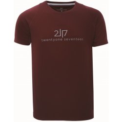 2117 Tun pánské funkční triko wine red