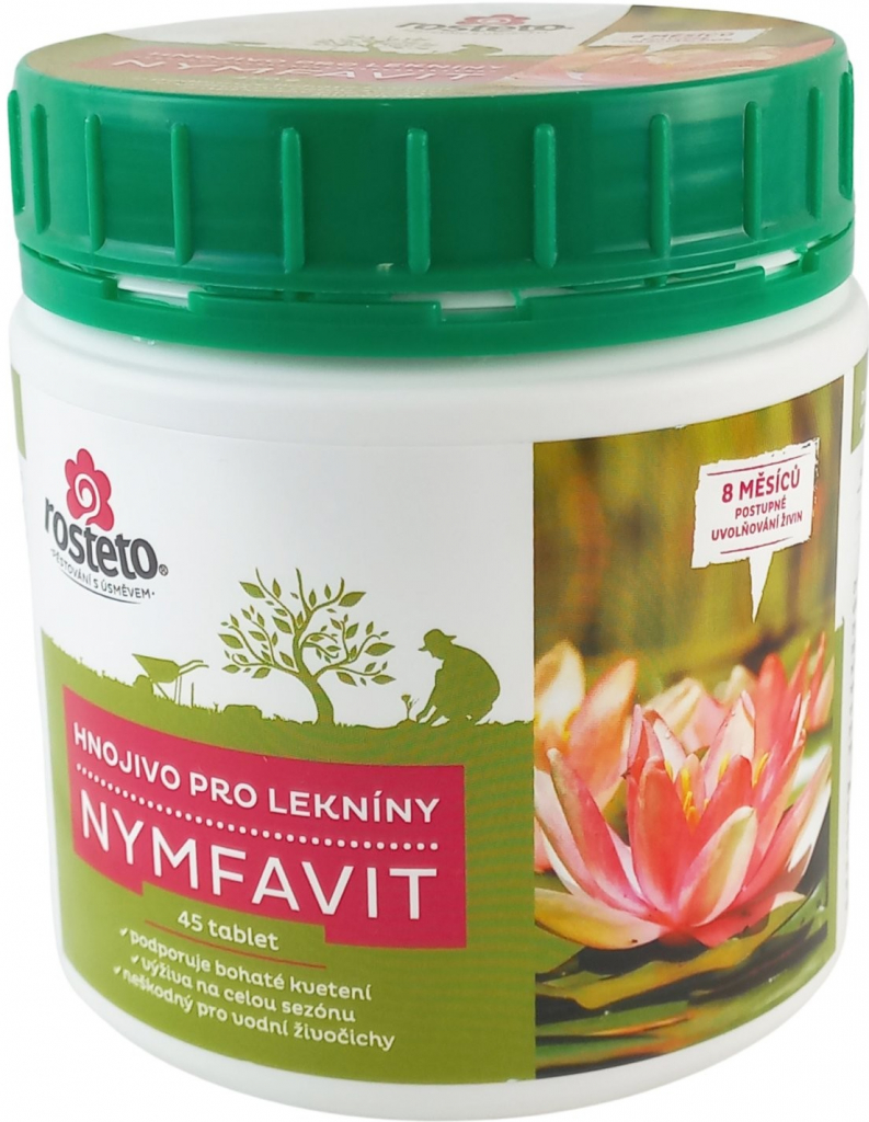 Rosteto Nymfavit hnojivo na lekníny 450 g