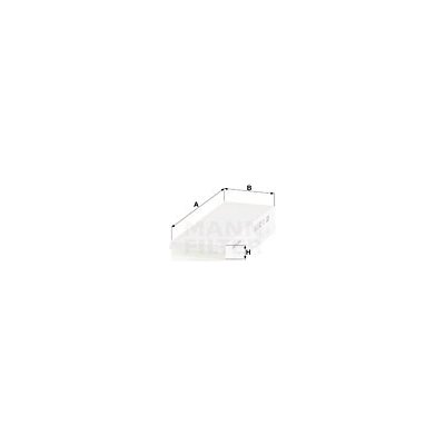 Filtr, vzduch v interiéru MANN-FILTER CU 25 008-2 – Hledejceny.cz