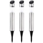 GRUNDIG Solární zahradní osvětlení lampa sada 3 ks nerez 53cm ED-212352 – Hledejceny.cz