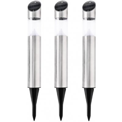 GRUNDIG Solární zahradní osvětlení lampa sada 3 ks nerez 53cm ED-212352 – Hledejceny.cz