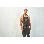 Premier Zástěra Division PR 136 s laclem denim COT390136h4599-black/tan Černá/hnědá – Hledejceny.cz