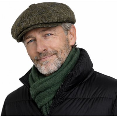 Fiebig Headwear since 1903 Zelená bekovka Hatteras 8-dílná bekovka Shetlandská vlna Bakerboy – Hledejceny.cz