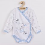 New Baby Kojenecké body Bears modré – Zboží Dáma