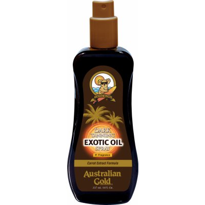 Australian Gold Dark Tanning Exotic Oil Spray 237 ml – Sleviste.cz