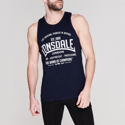 Lonsdale pánské tričko tílko Boxing navy – Zbozi.Blesk.cz