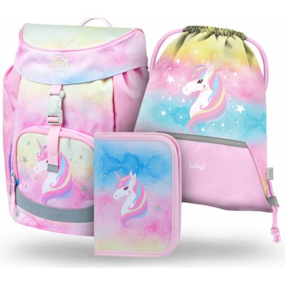 Baagl SET 3 Airy Rainbow Unicorn – Zboží Mobilmania