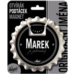 Nekupto Otvírák na pivo, podtácek se jménem - Marek – Hledejceny.cz