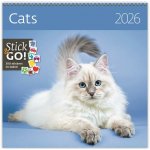 Cats nástěnný 2026 – Sleviste.cz