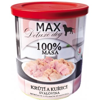 Max Deluxe krůtí a kuřecí svalovina 0,8 kg