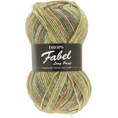 Drops Fabel Long Print 650 zeleno-hnědá – Hledejceny.cz