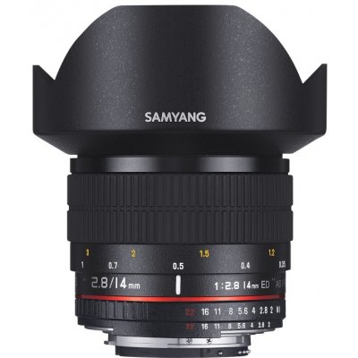 Samyang 14mm f/2.8 ED AS IF UMC Canon M – Zboží Mobilmania