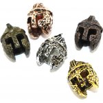 Helma sparťanů - různá provedení - 14 x 9 mm - 1 ks Barva: Stříbrná – Hledejceny.cz