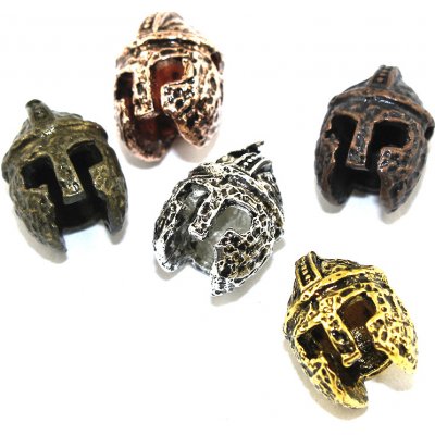 Helma sparťanů - různá provedení - 14 x 9 mm - 1 ks Barva: Stříbrná – Hledejceny.cz