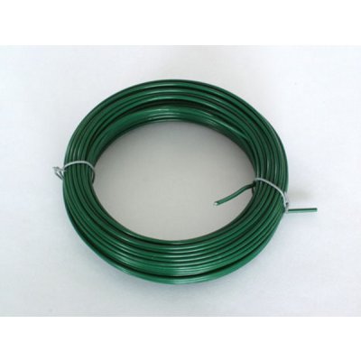 Napínací drát 4,0 PVC zelený bal. 100 m