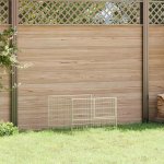 vidaXL Psí kotec stříbrný 100 x 100 x 70 cm ocel – Hledejceny.cz