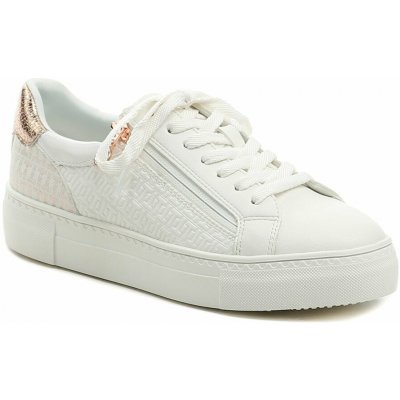 Tamaris 1-23736-42 bílé dámské polobotky se zlatorůžovým prvkem – Zbozi.Blesk.cz