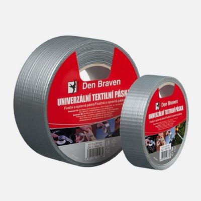 Den Braven Univerzální textilní páska RL 50 mm x 10 m v blistru – Zbozi.Blesk.cz