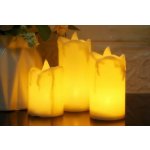 DENR LED svíčky na baterie set 3ks – Hledejceny.cz