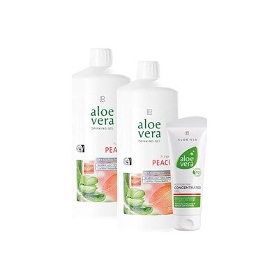 Aloe Vera Drinking Gel s příchutí broskví 2 x 1000 ml – Hledejceny.cz