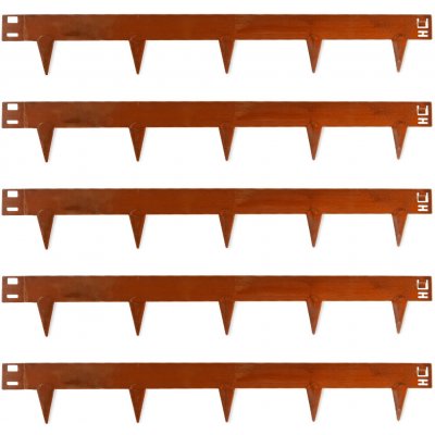 Unigardia obrubník s hroty 15 cm x 10 m corten 1 ks – Sleviste.cz